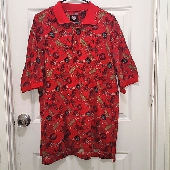 TABASCO BRAND MEN'S SHORT SLEEVE GOLF POLO SHIRT LOUISIANA HOT SAUCE SZ … - Picture 2 of 7